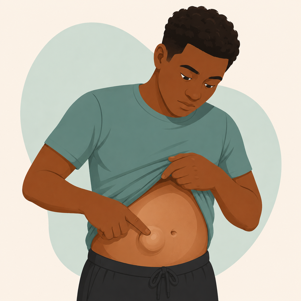 hernia encarcerada possíveis complicações