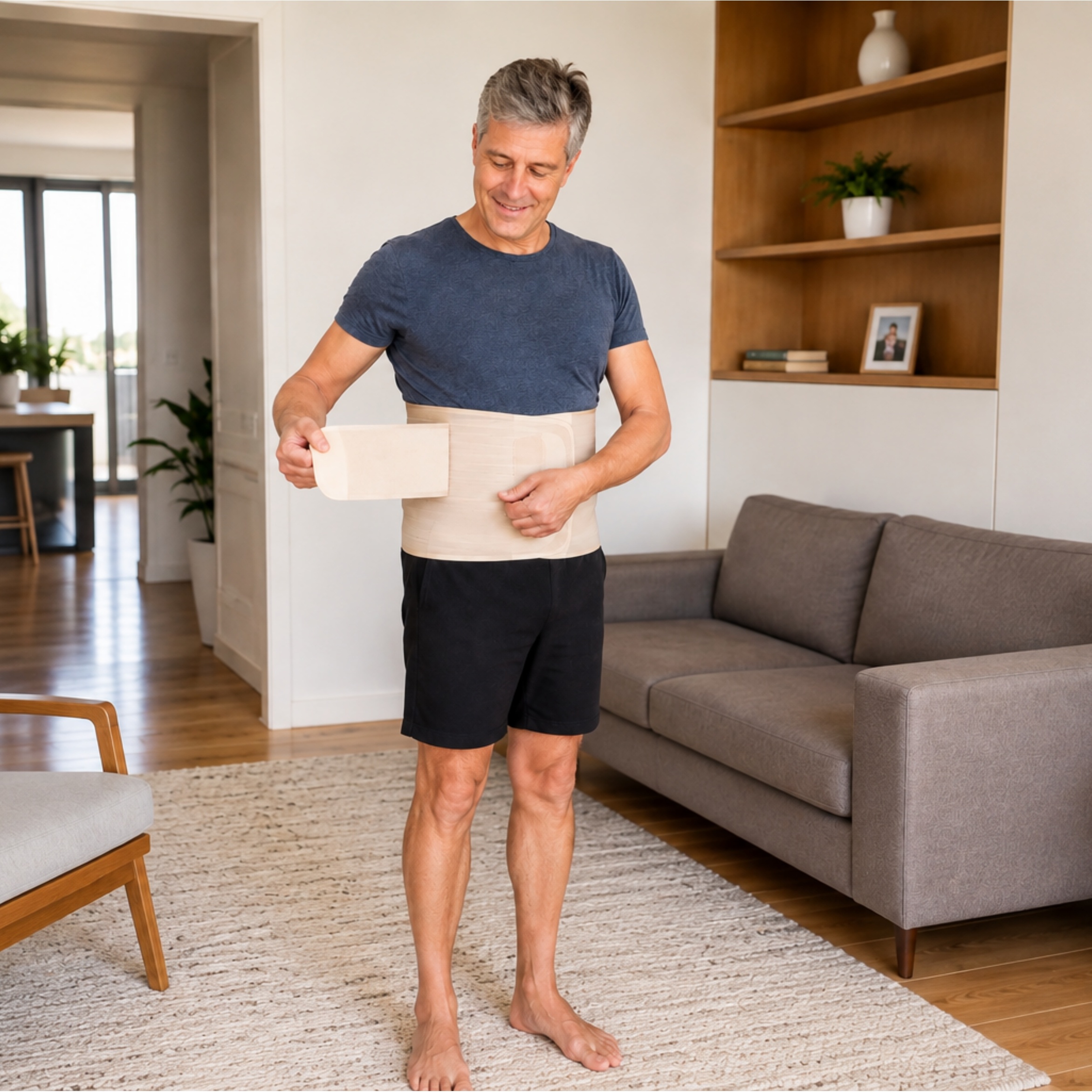posso usar cinta durante o tratamento de uma hernia abdominal