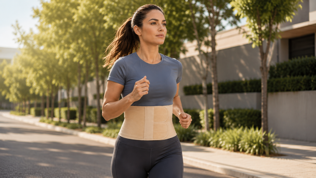posso usar cinta para trabalhar ou fazer exercicio se tenho hernia abdominal